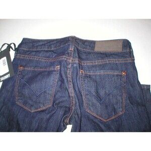 New Womens NWT William Rast Designer Jeans 24 Skinny Dark Rome Made in USA